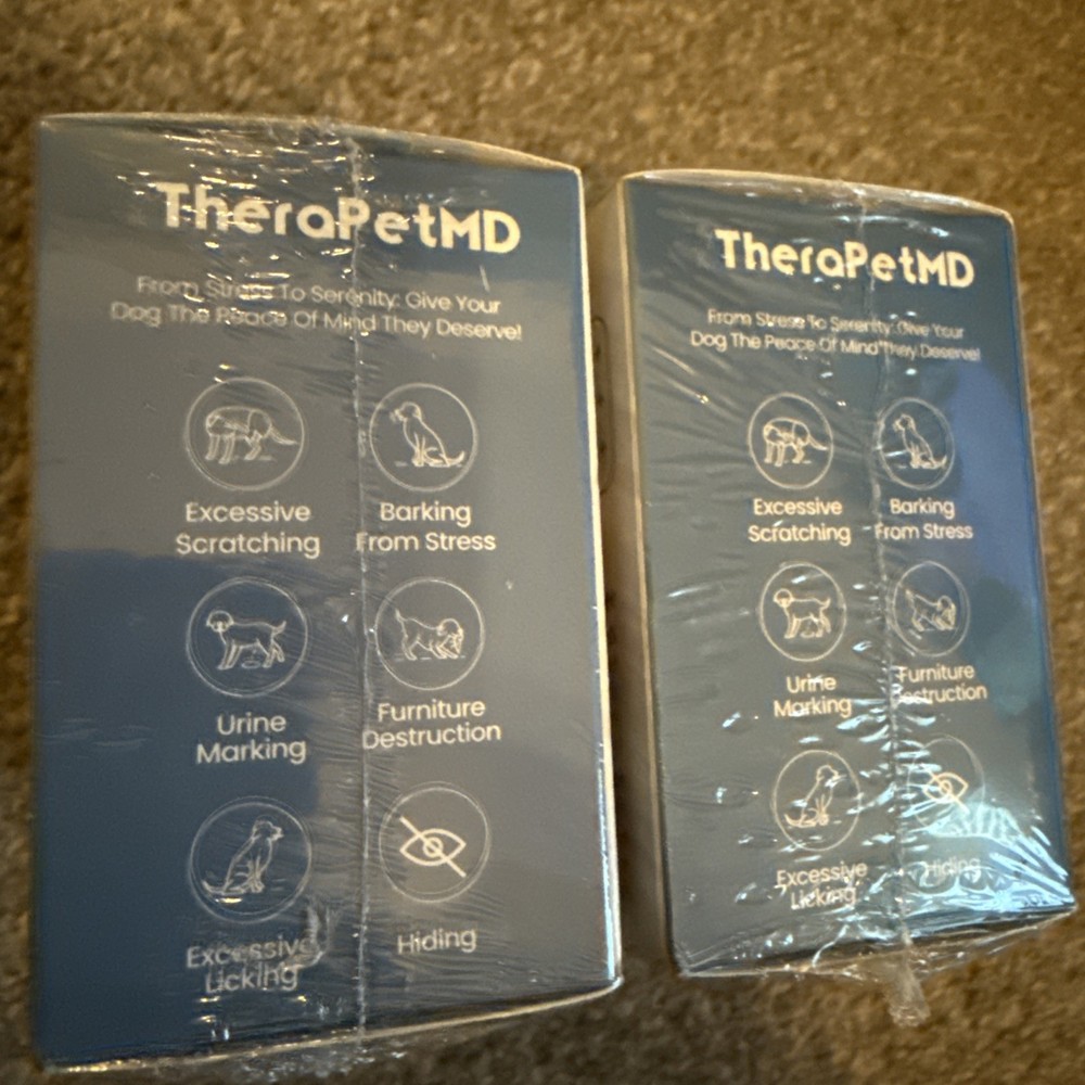 Lot Of 2 TheraPetMD Advanced Dog Calming Diffuser Kit 1 Diffuser 2 Refills 48ml