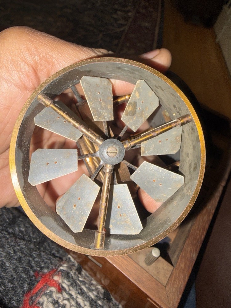 Antique Brass Air Meter Anemometer Circa 1900 Mining Tool