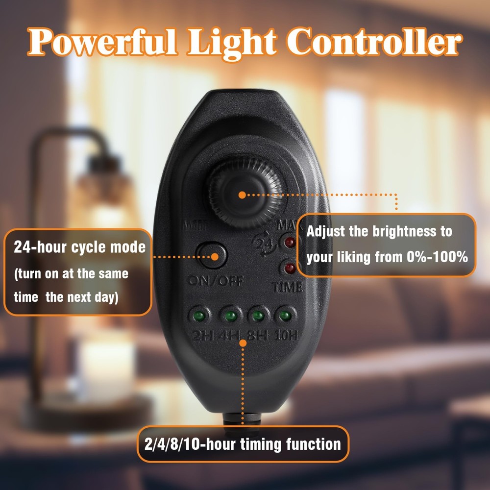 Candle Warmer Lamp with Timer. Foldable and Height adjustable.