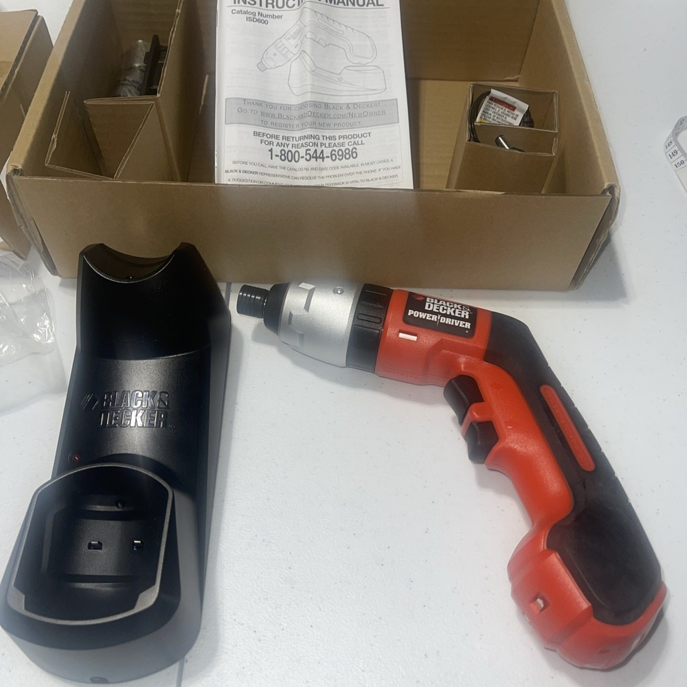 Black & Decker Power Driver 6volt ISD600 Type 1 New