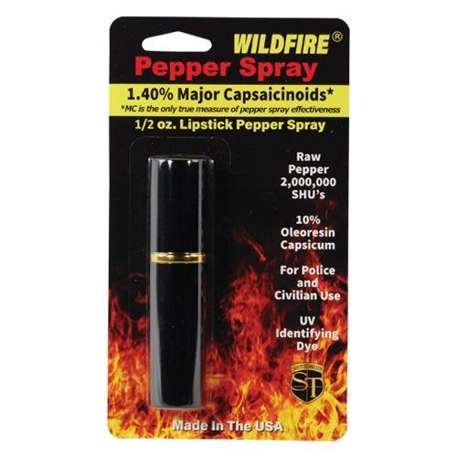 WildFire 1.4% MC Lipstick Pepper Spray Black