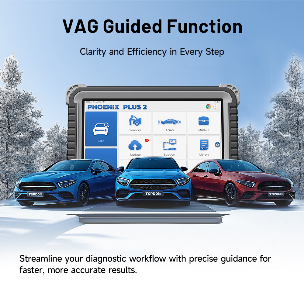 🔥2026 Newest TOPDON Phoenix PLUS 2 Coding Full System Diagnostic Scanner Tool
