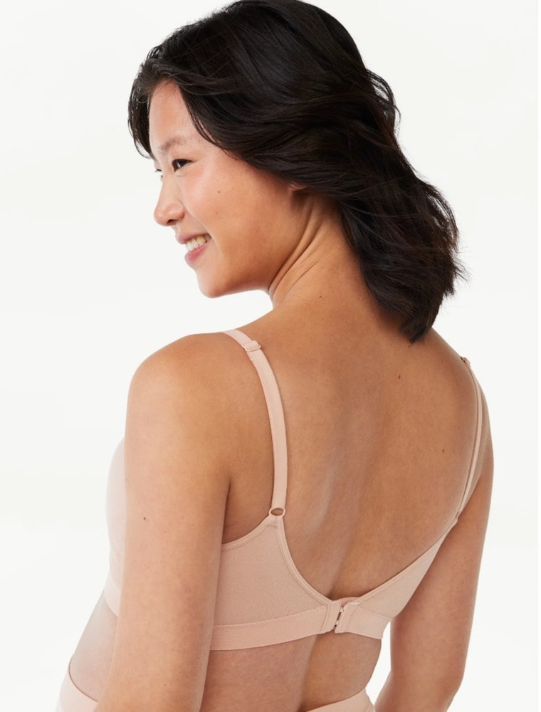 Joyspun Maternity Seamless Nursing Bra Flex Panel Pink Size S
