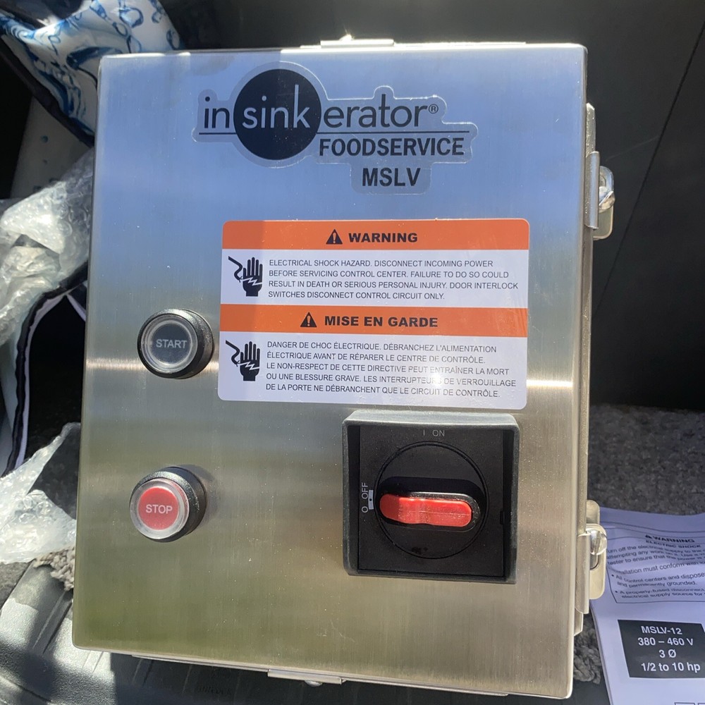 In-Sink-Erator MSLV-9 Disposer Control Panel Center