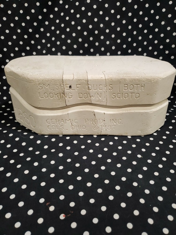 1987 Scioto Molds S-1280 Self Ducks Ceramic Slip Casting Mold