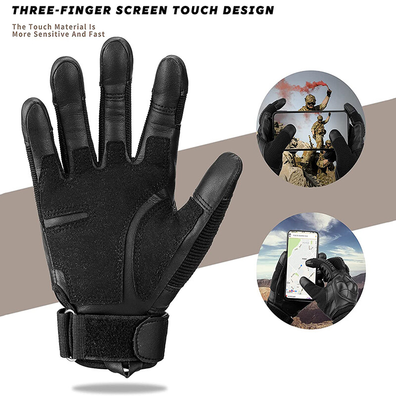 Safety Work Gloves Touch Screen Knuckle Protection for Construction Garden