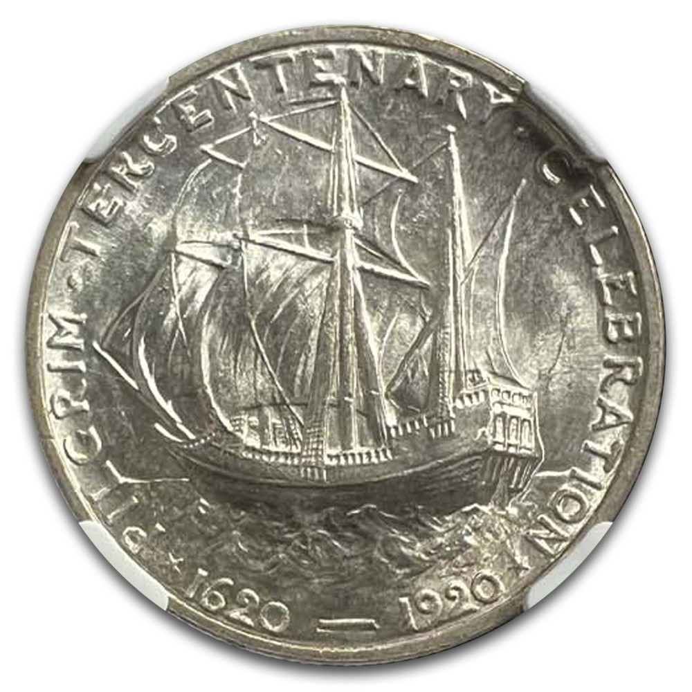 1920 Pilgrim Tercentenary Half Dollar MS-66+ NGC