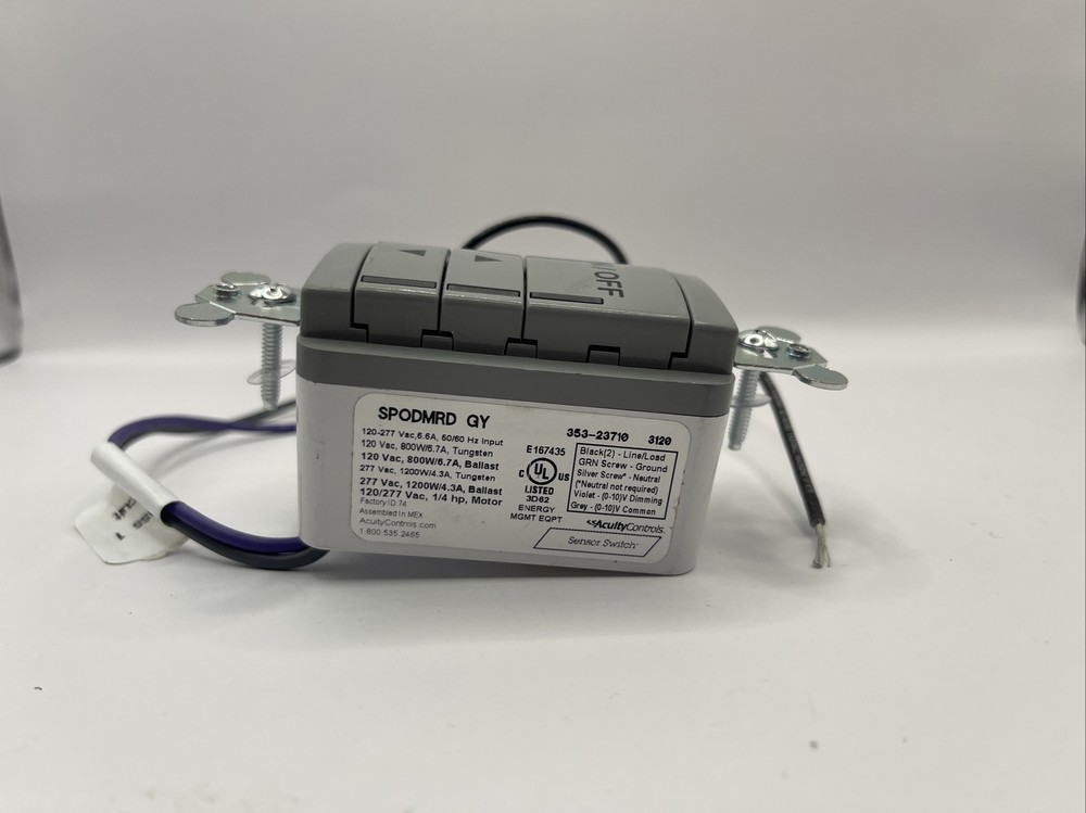 Wall Switch Dimmer (SPODMRD / GY) Grey