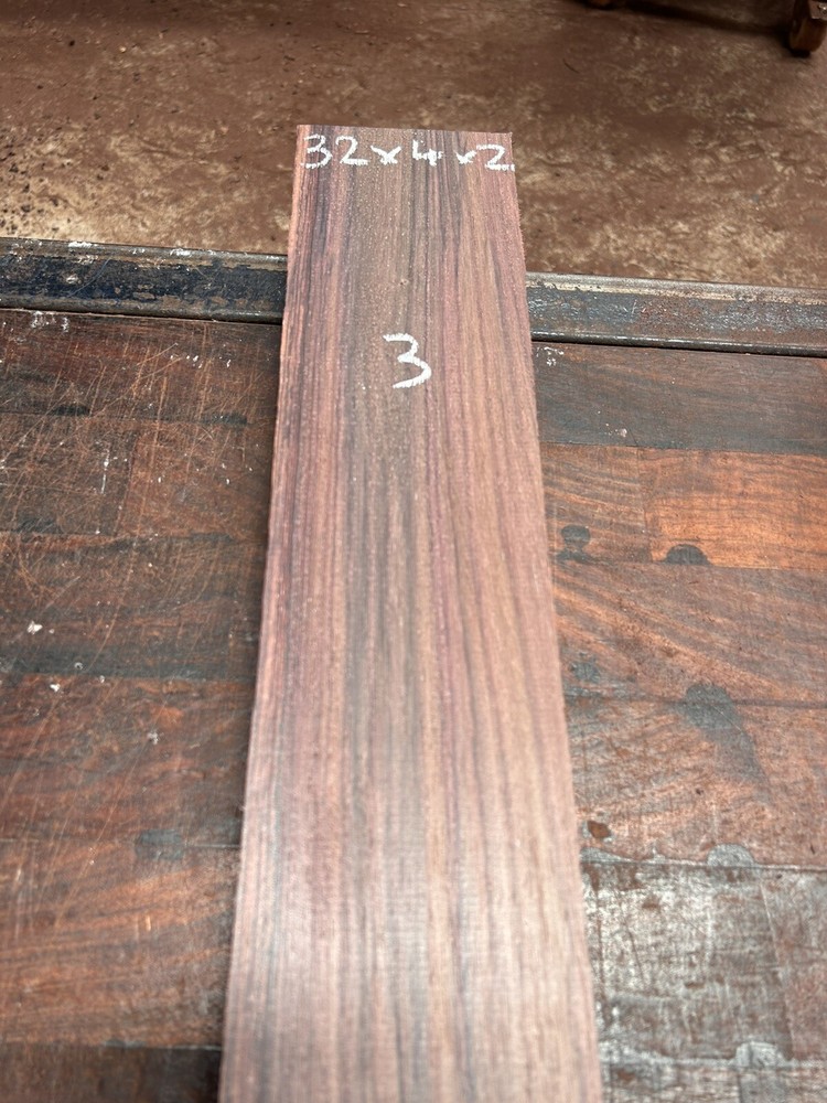 INDIAN ROSEWOOD BLANK 32” X 4" X 2” SAME ITEM