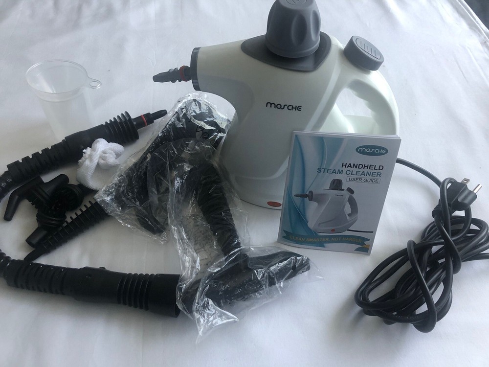 NewHandheld Pressurized Steam Cleaner with 11-Piece Accessory Set, Multi-Surface