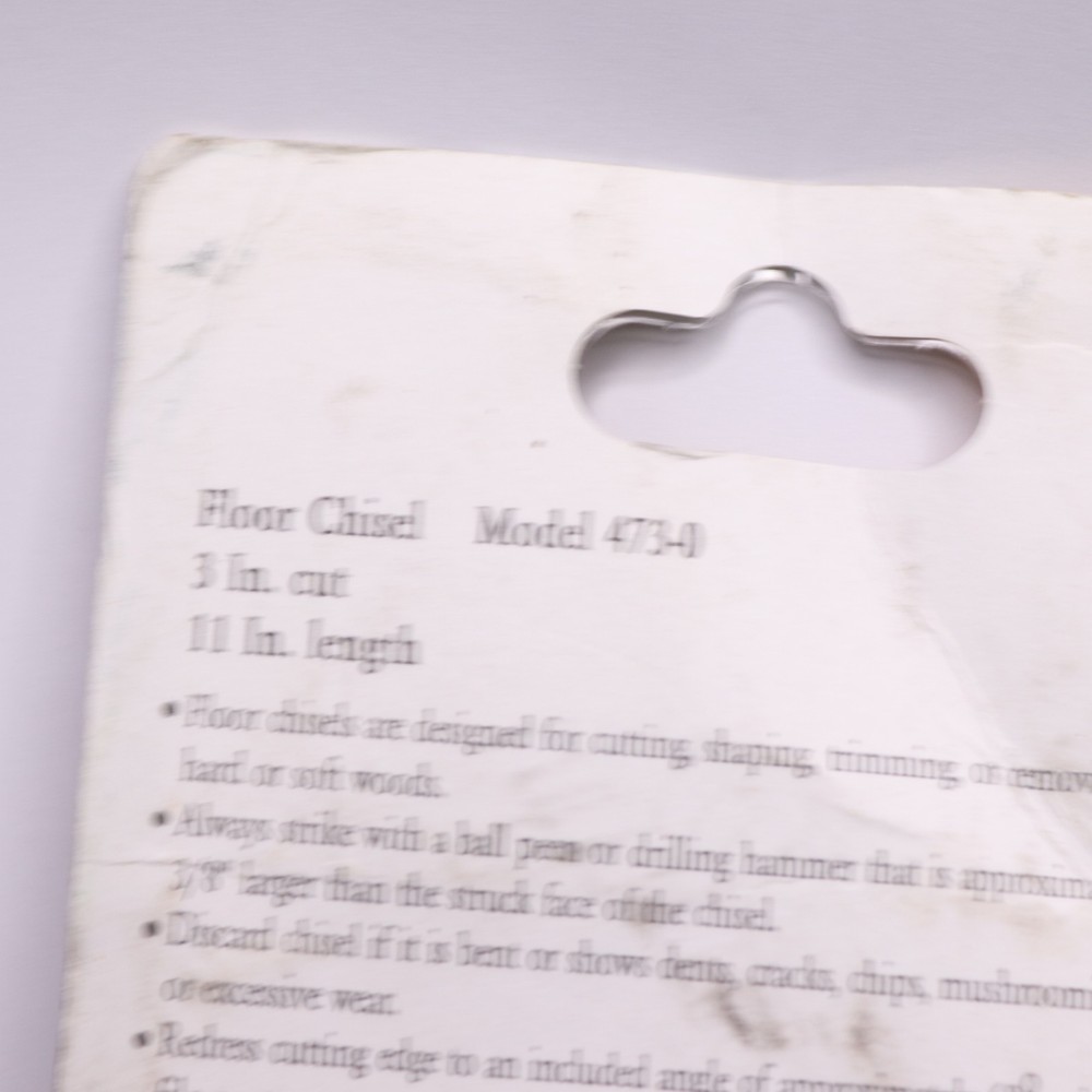 Dasco Pro 3 in. x 11 in. Floor Chisel