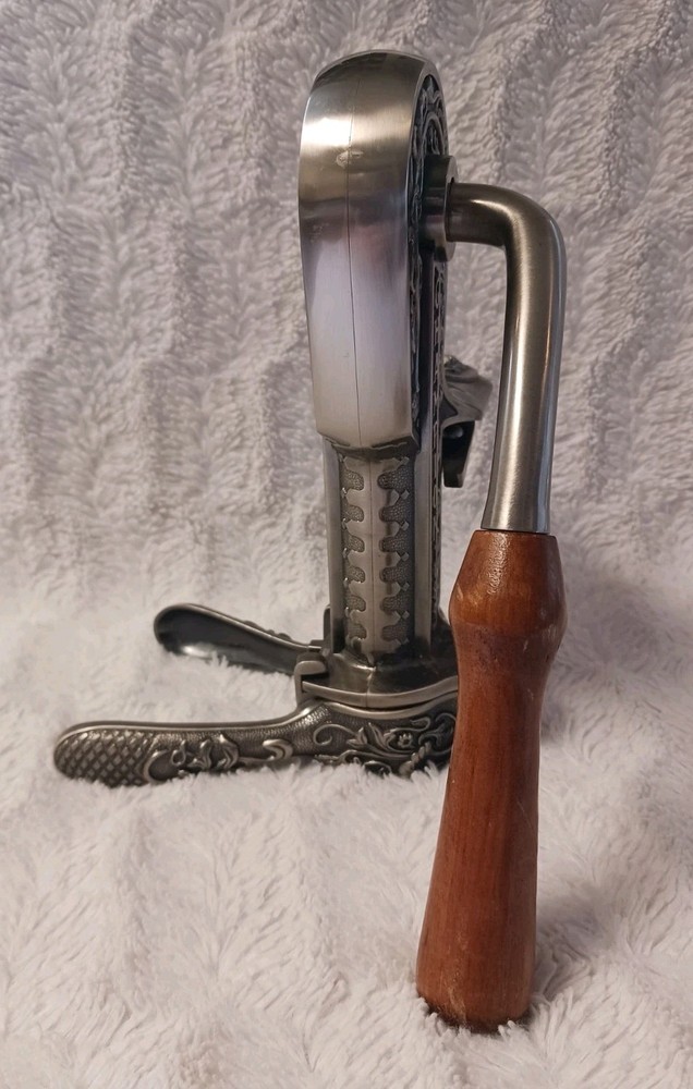 Rogar Champion 1897 Table Top Mount Corkscrew Wine Bottle Opener - Very Nice