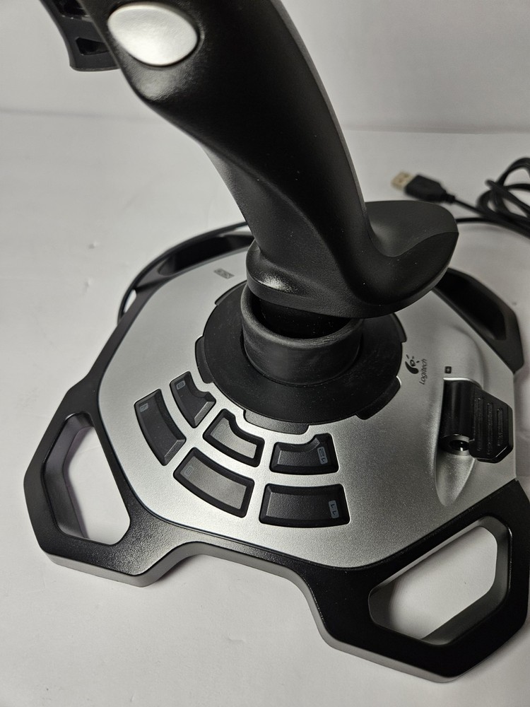 Logitech Extreme 3D Pro Joystick J-UK17 PC Flight Simulator USB TESTED WORKS