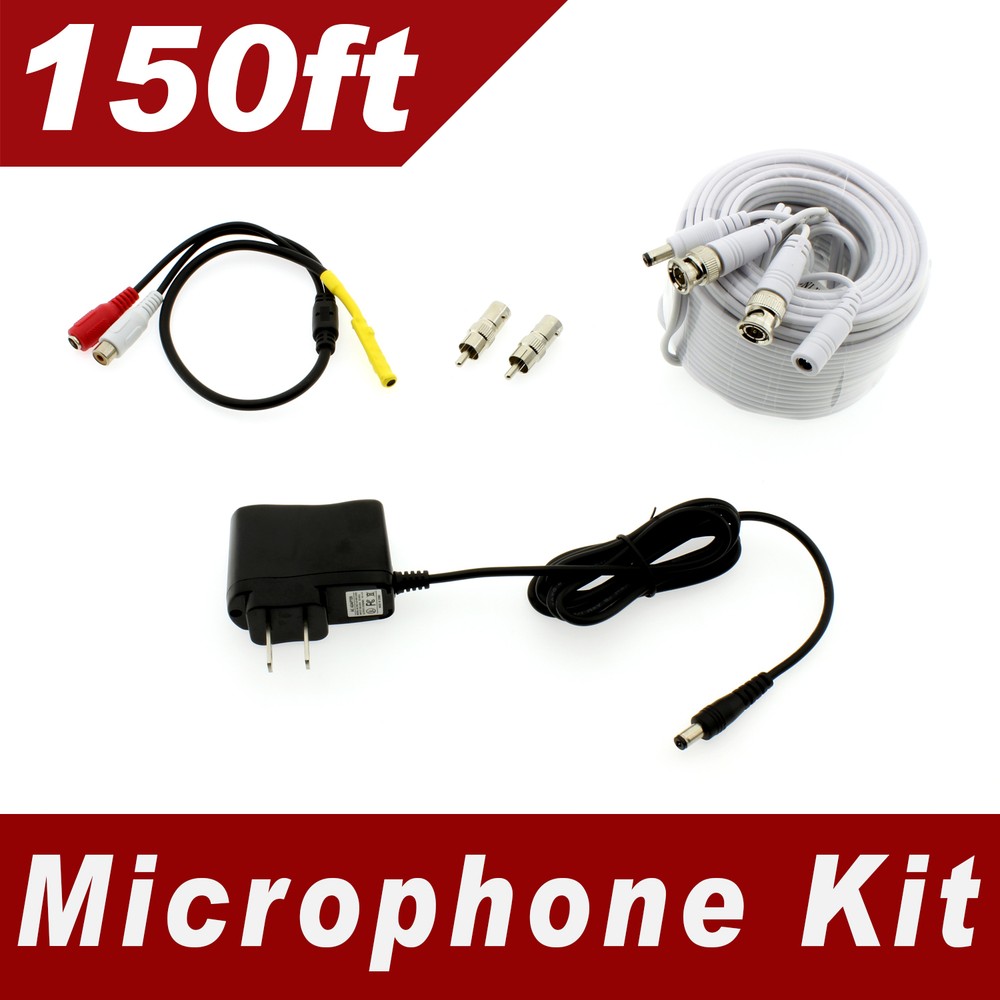 [150ft] Premium Microphone kit for HD EZVIZ SYSTEM
