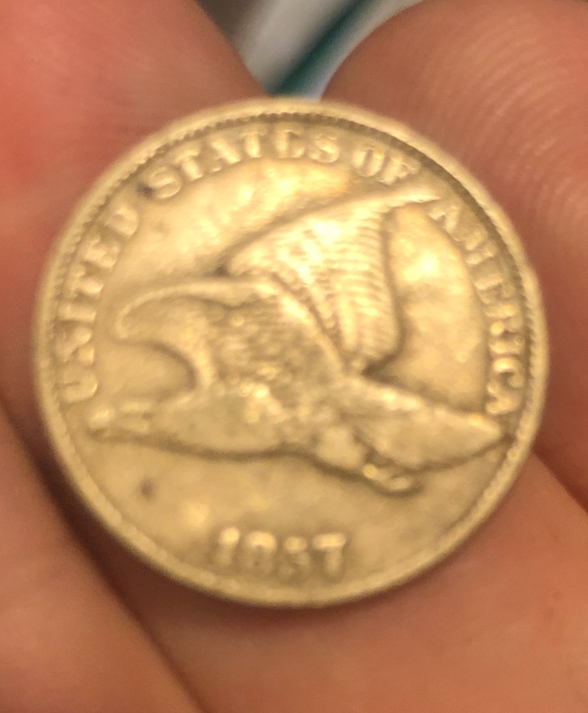 1857 Flying Eagle Penny One Cent
