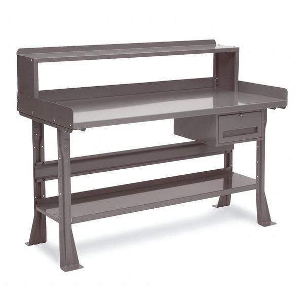 Tennsco Wbd-1 Stackable Drawer, 15W X 18D X 8-1/4H, Gray