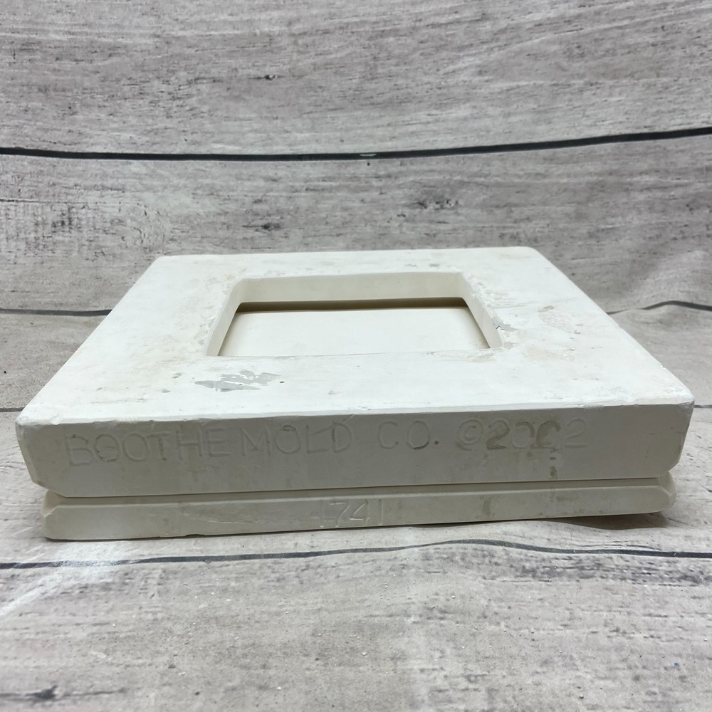 2002 Boothe Mold Ceramic Casting Mold Dish #1741