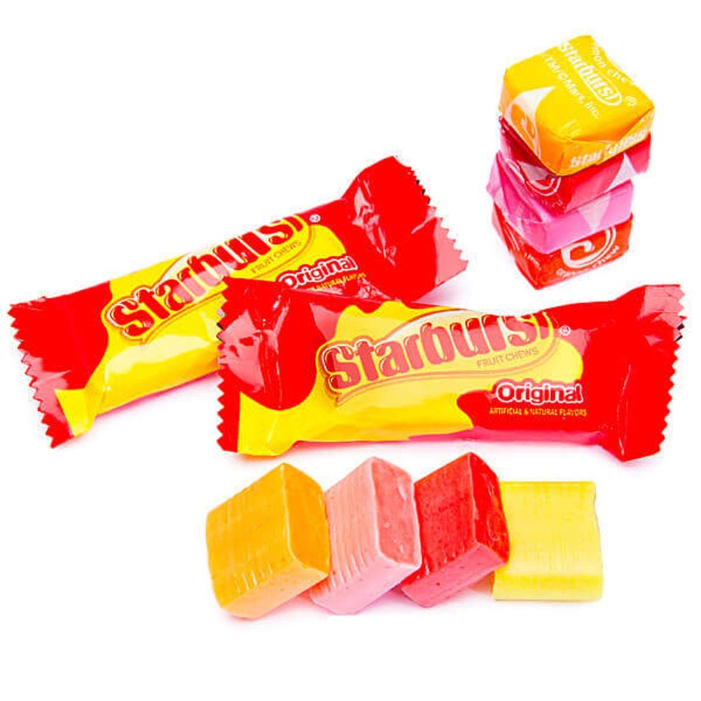 Candykrave STARBURST Original Fun Size Chewy Candy Bulk Pack, 3 Pound Box