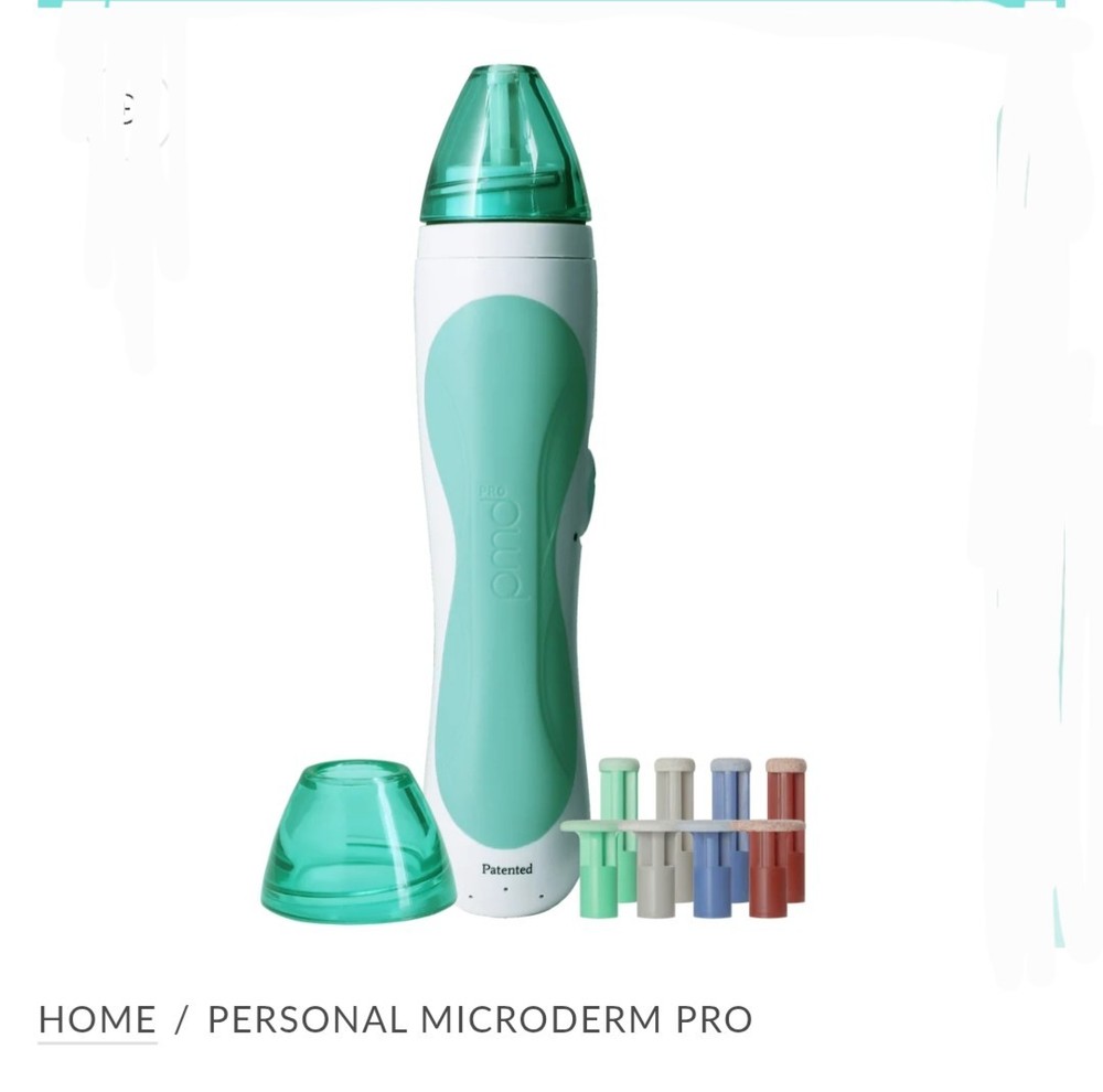 Working PMD Personal Microderm Pro At-Home Microdermabrasion Device Teal