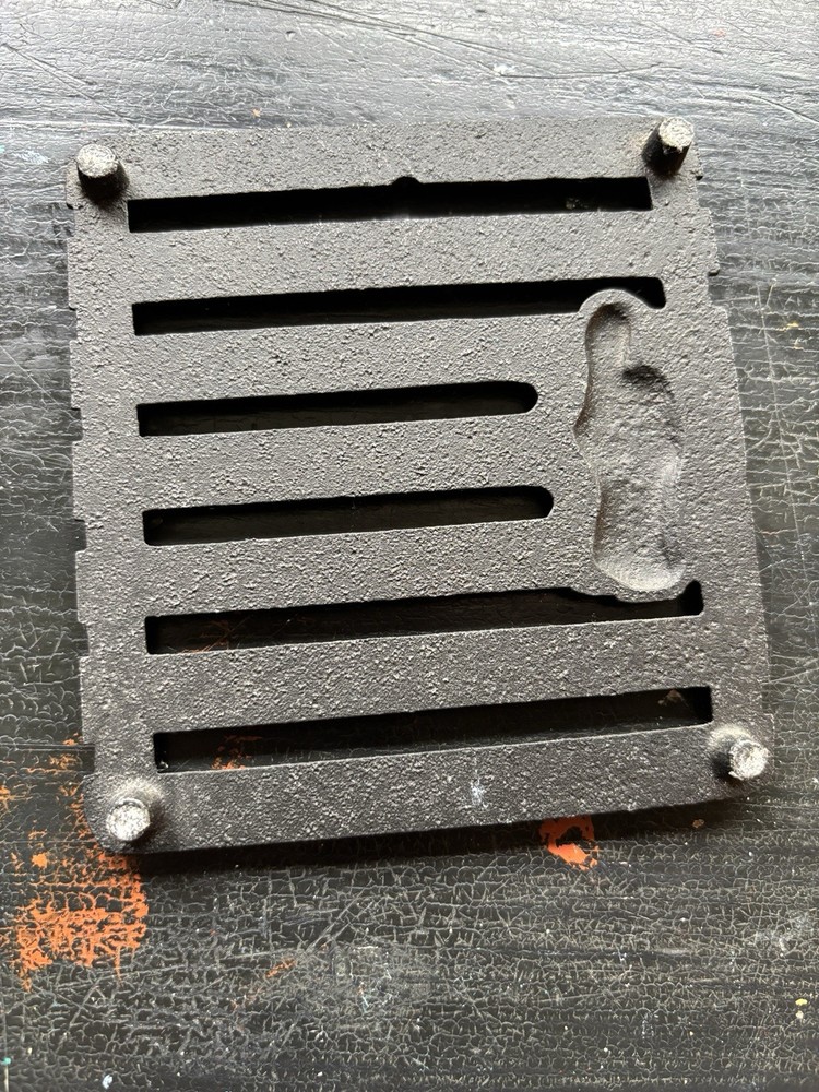 vintage aluminum trivet