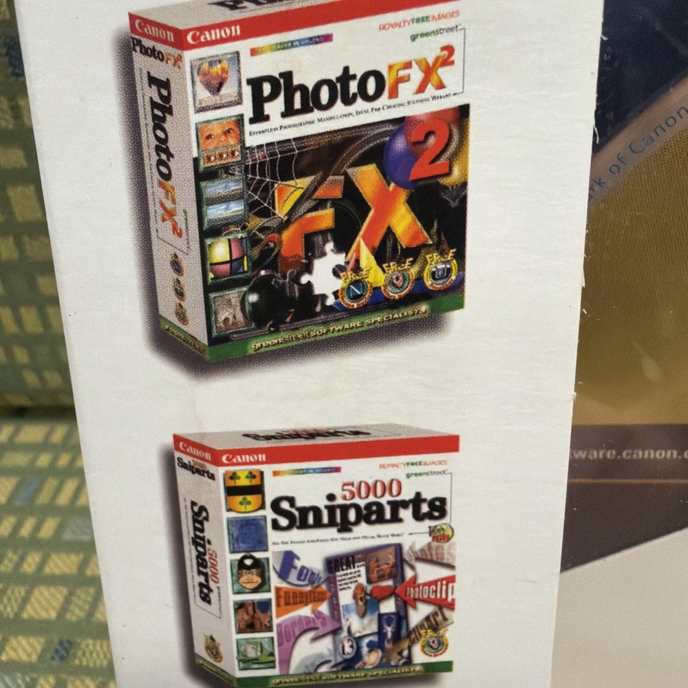 Canon Creativity Pack For PC - Windows - 4 CD Set - Sealed