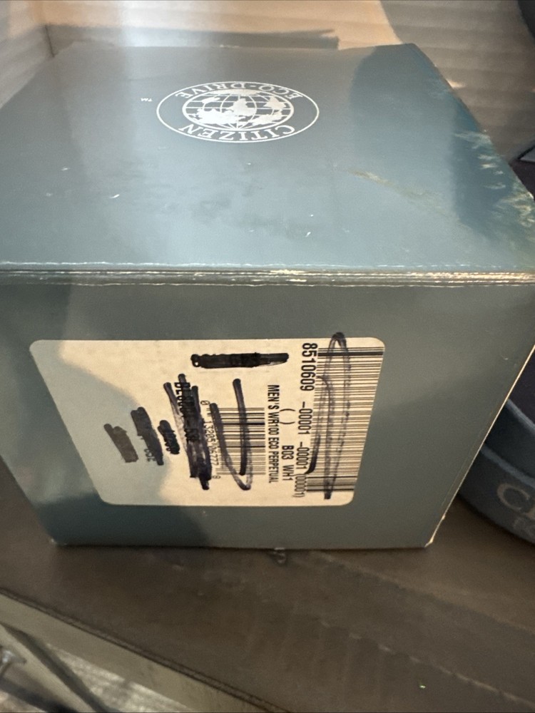 Citizen Eco-Drive Watch Box Display Cylinder Case Outer Box