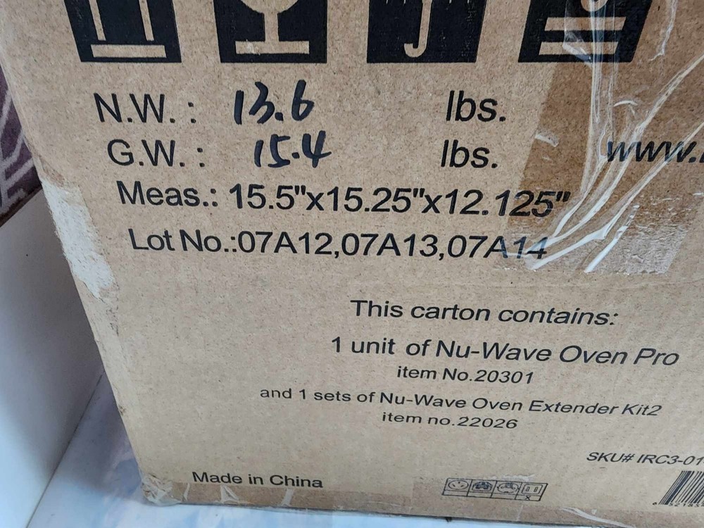NEW Nuwave Nu Wave Pro Kitchen Infrared Oven Model 20302