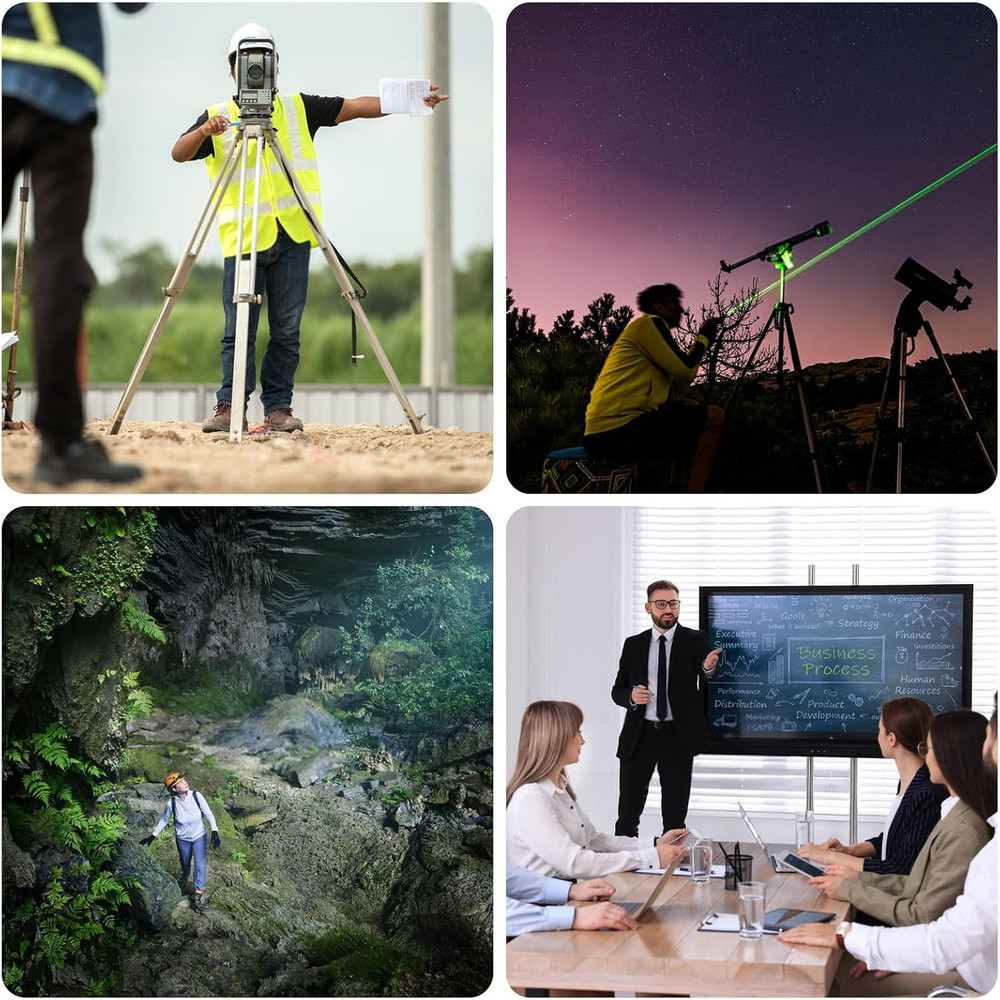 USB-C Rechargeable Green Laser Pointer - Advanced Long-Range Laser Pointer High