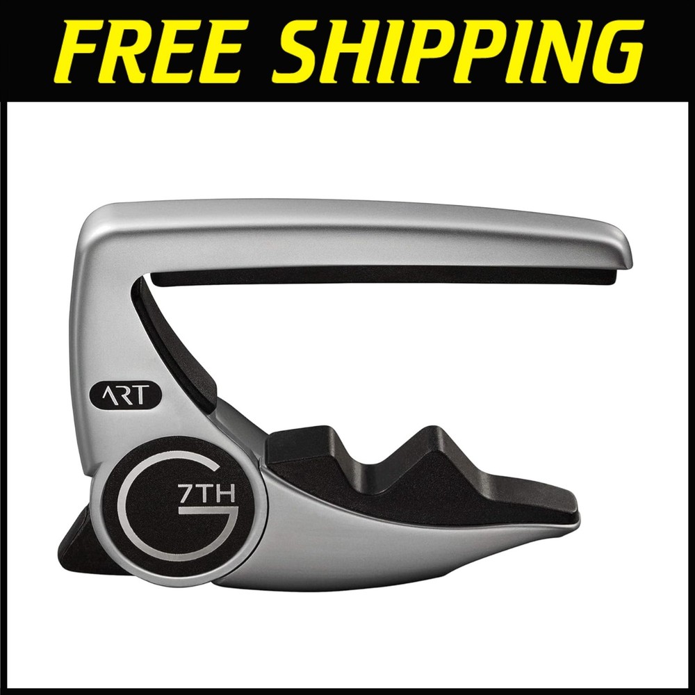 Guitar Capo - Steel String Silver - Adaptive Radius Tech
