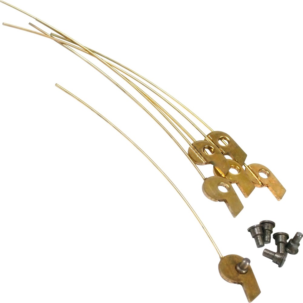 6 Assorted Left & Right Ratchet Clicks with 6 rivets