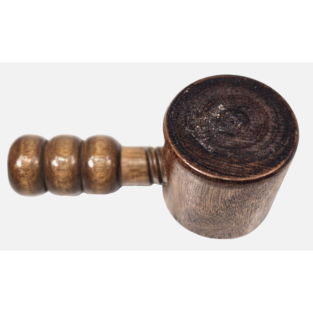 Vintage Handmade Wood Screw Tight Nutcracker