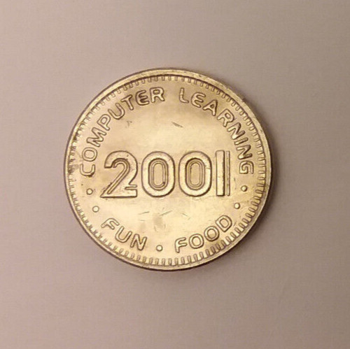 2001 Computer Learning Arcade Alexandria, VA Game Token 20mm