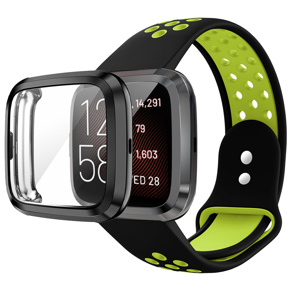 Silicone Strap Watch Band Wristband Replacement For Fitbit Versa 1 2/Lite