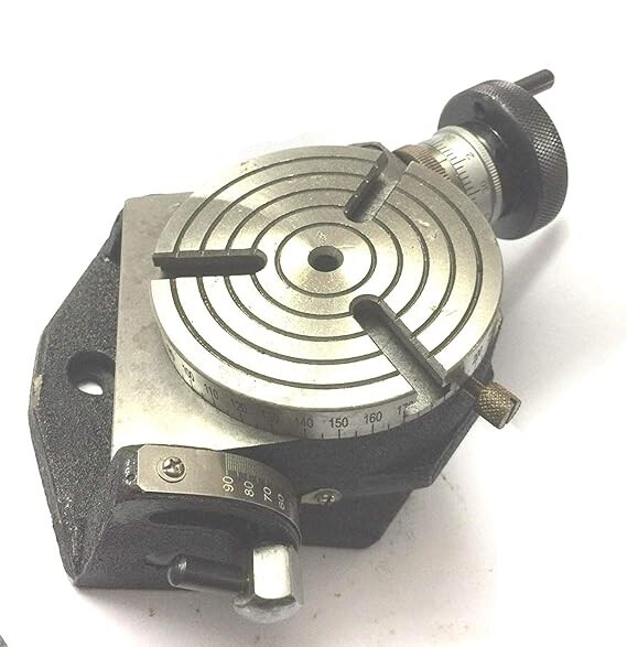 Horizontal Vertical 4" Inch II 100 mm Rotary Milling Table