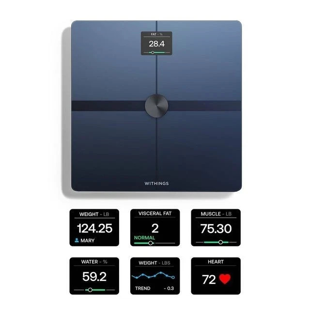 Body Smart Advanced Body Composition Smart Wi-Fi Scale - Black