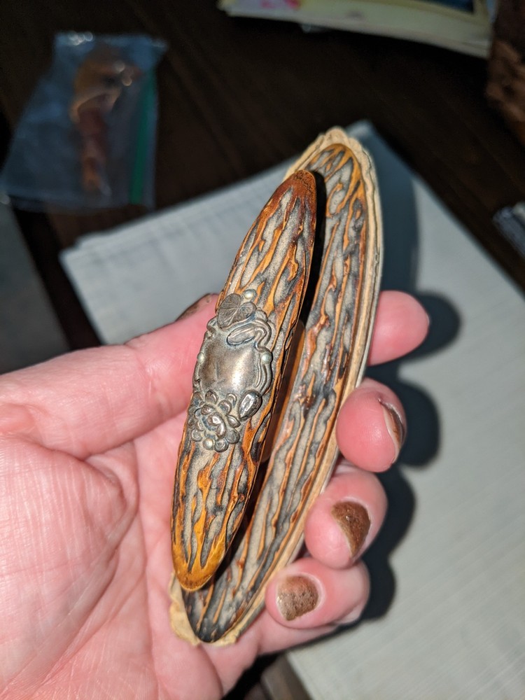 Antique nail buffer - vintage grooming tool