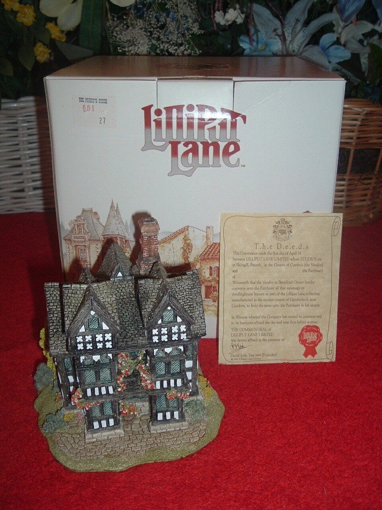 LILLIPUT LANE  Priest's House, NEW, Mint, w/Original Box & Deed
