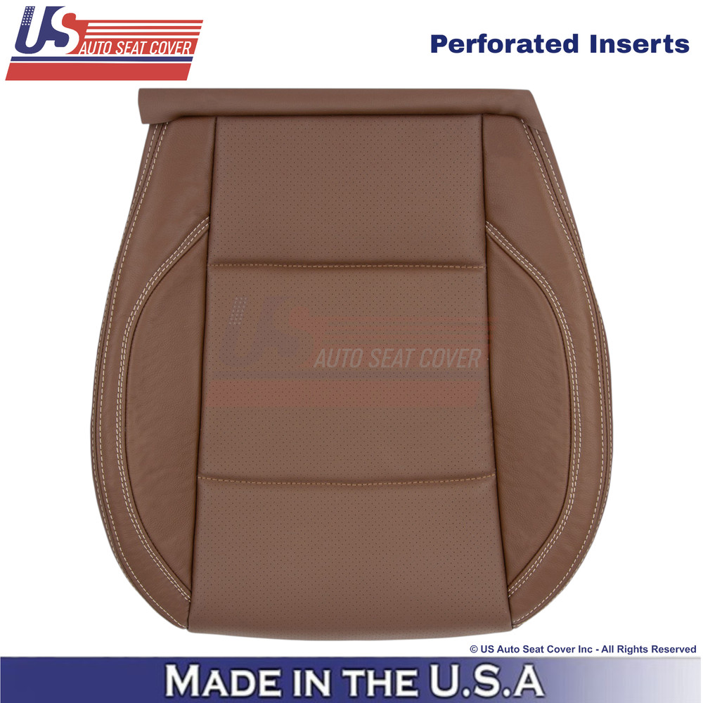 2018-2019 For Subaru Outback Leather Perf. Driver Bottom Seat Cover Java Brown