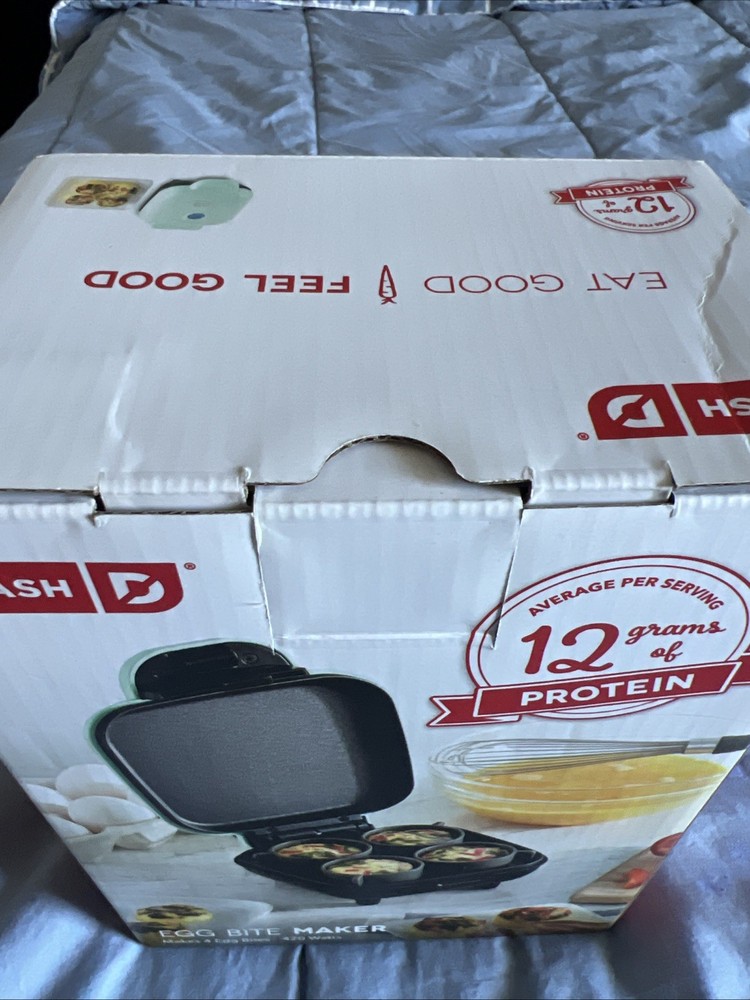 Dash Egg Bite Maker Countertop Egg Cooker, Teal - NEW in Box
