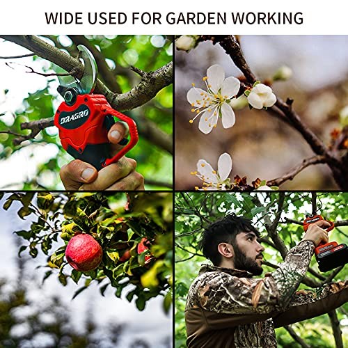 Upgraded Electric Pruning Shears Professional Cordless Electric Pruning Batte...