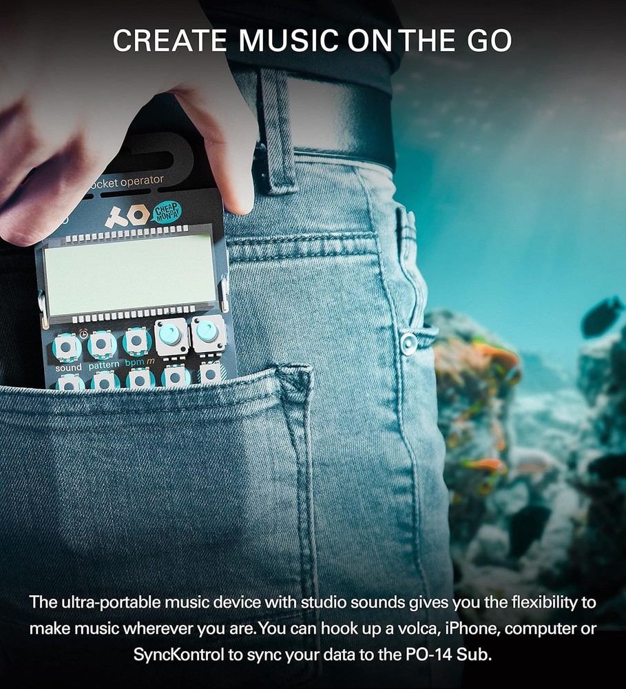 Pocket Operator PO-14 Sub Bass Synth & Sequencer