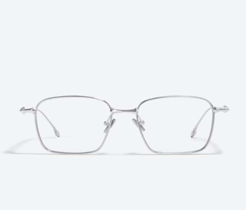 Gentle Monster Aba 02 Sunglasses Silver/Clear With Case New
