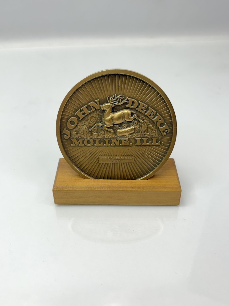 1984 John Deere Desktop Calendar Medallion