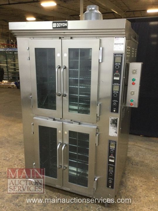 Doyon CA12 Gas Double Stack Convection Bakery Bread Oven