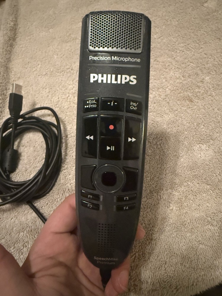 Philips SpeechMike Premium SMP3700 Precision Touch USB Microphone