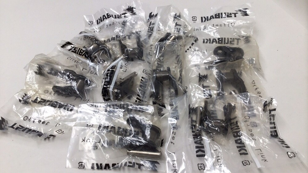 Tsubaki RS60 Offset Link Lambda Single Pin With Cotter Key (Pack Of 10)