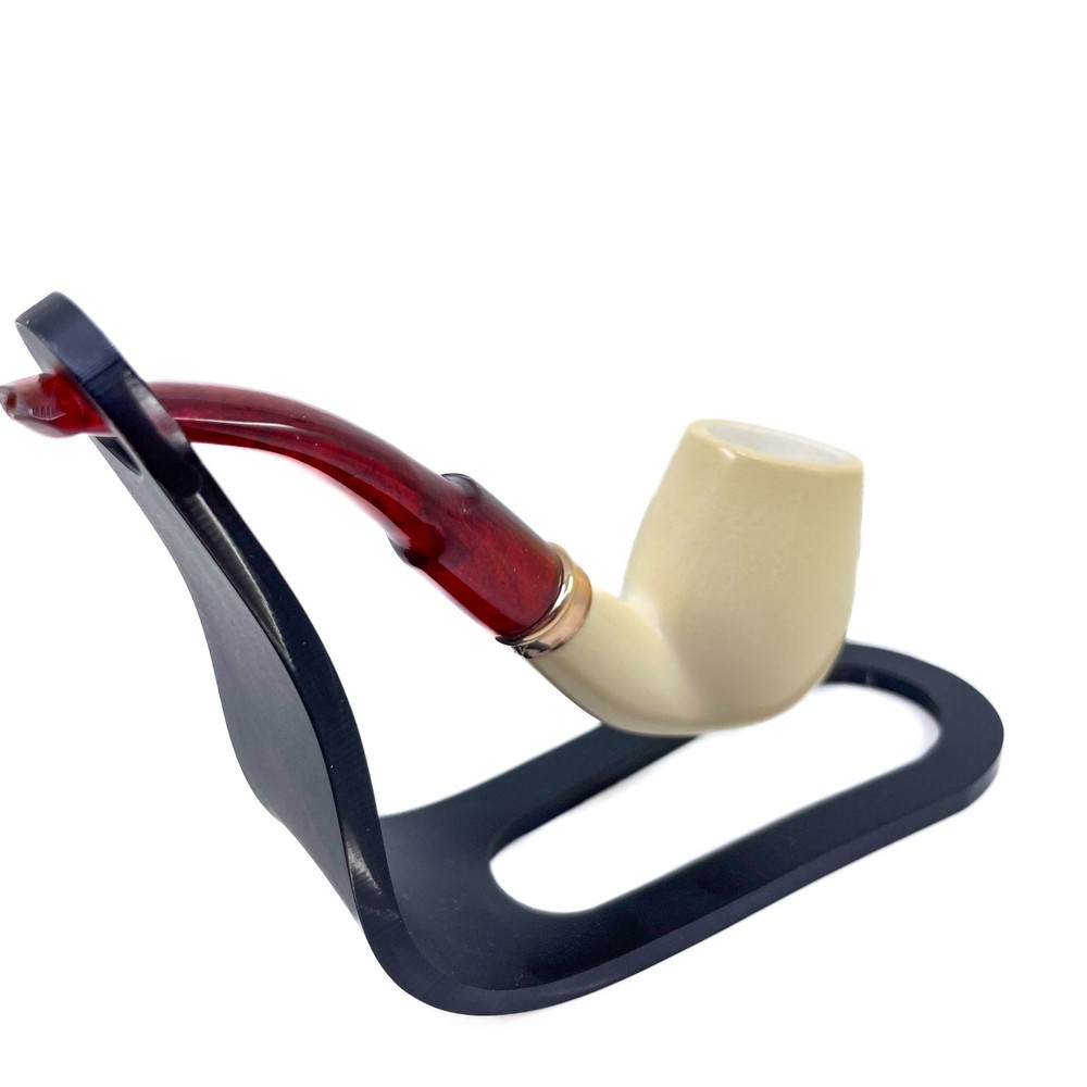 S.Yanik Meerschaum Pipe – Smooth Billiard