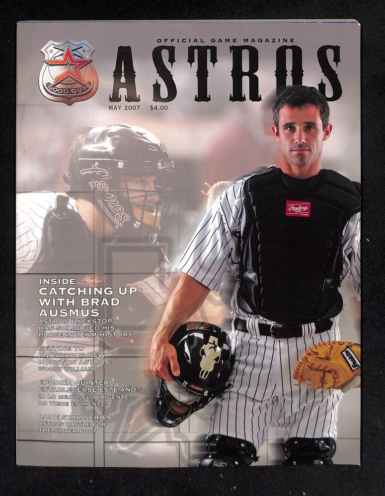 2007 MLB Houston Astros Program May Brad Asmus 86288b6