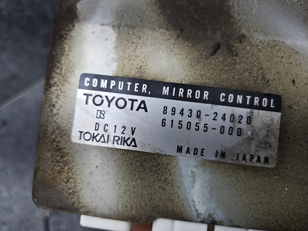Mirror Control Module Lexus 1992-2000 Sc400 Sc300 oem