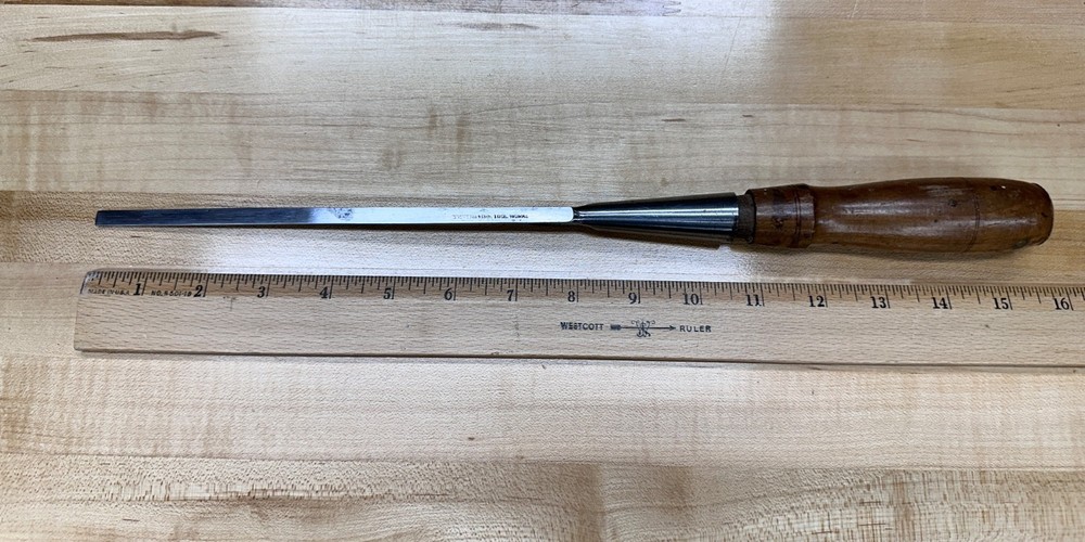 Winsted Edge Tool Works Socket Chisel Gouge Buck Brothers Handle